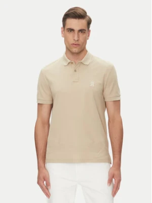 Tommy Hilfiger Polo MW0MW33167 Beżowy Regular Fit