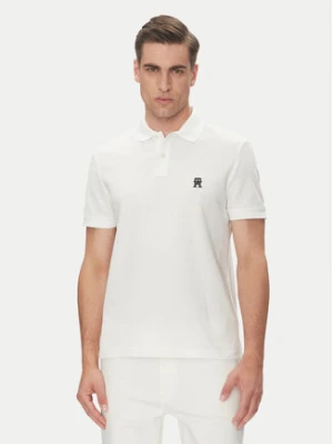 Tommy Hilfiger Polo MW0MW33167 Biały Regular Fit
