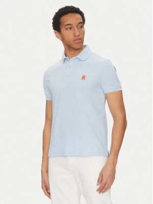Tommy Hilfiger Polo MW0MW33167 Błękitny Regular Fit