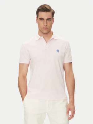 Tommy Hilfiger Polo MW0MW33167 Różowy Regular Fit