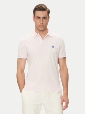 Tommy Hilfiger Polo MW0MW33167 Różowy Regular Fit