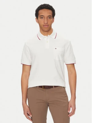 Tommy Hilfiger Polo MW0MW38457 Biały Classic Fit