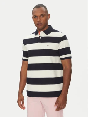 Tommy Hilfiger Polo MW0MW39045 Granatowy Regular Fit
