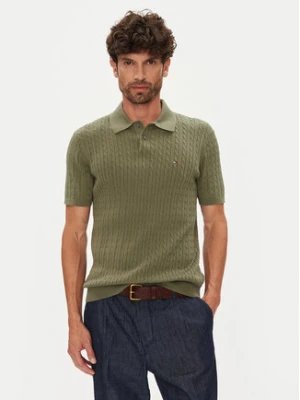 Tommy Hilfiger Polo MW0MW40701 Zielony Regular Fit