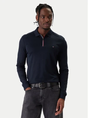 Tommy Hilfiger Polo MW0MW42808 Granatowy Regular Fit