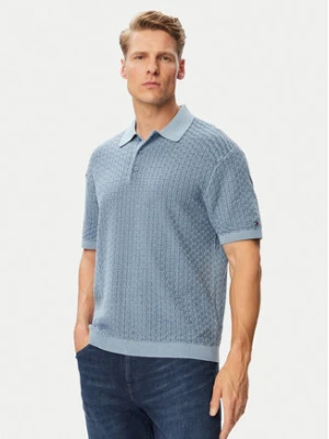 Tommy Hilfiger Polo MW0MW43246 Niebieski Regular Fit
