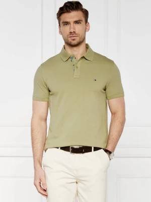 Tommy Hilfiger Polo Palm Under Collar | Regular Fit | stretch khaki