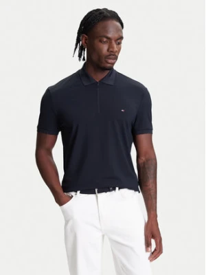 Tommy Hilfiger Polo Performance MW0MW39613 Granatowy Regular Fit