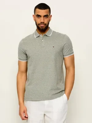Tommy Hilfiger Polo | pique | Regular Fit | z dodatkiem lnu
