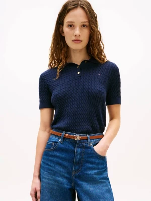 Tommy Hilfiger Polo | Regular Fit granatowy