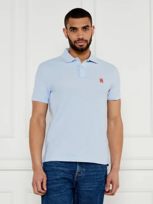 Tommy Hilfiger Polo | Regular Fit błękitny