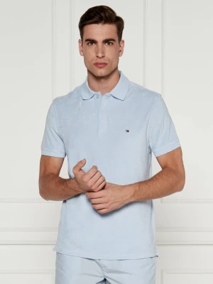 Tommy Hilfiger Polo | Regular Fit błękitny