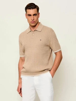 Tommy Hilfiger Polo | Regular Fit beżowy