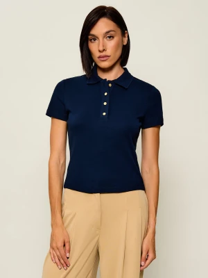 Tommy Hilfiger Polo | Regular Fit granatowy