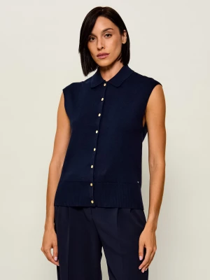 Tommy Hilfiger Polo | Relaxed fit granatowy