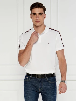 Tommy Hilfiger Polo SHADOW GS REG | Regular Fit | stretch biały