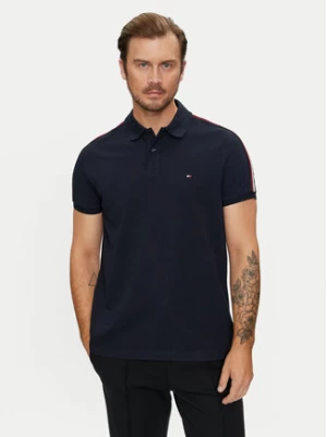 Tommy Hilfiger Polo Shadow MW0MW35616 Granatowy Regular Fit