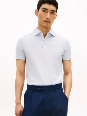 Tommy Hilfiger Polo | Slim Fit | mercerised błękitny