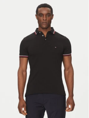 Tommy Hilfiger Polo Tipped MW0MW37346 Czarny Slim Fit