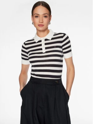 Tommy Hilfiger Polo WW0WW37937 Granatowy Regular Fit