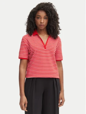 Tommy Hilfiger Polo WW0WW48720 Czerwony Relaxed Fit