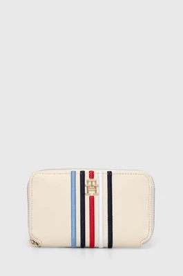 Tommy Hilfiger portfel damski kolor beżowy AW0AW16018