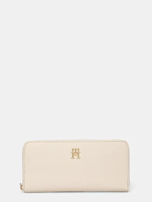 Tommy Hilfiger portfel damski kolor beżowy AW0AW17266