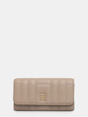 Zdjęcie produktu Tommy Hilfiger portfel damski kolor beżowy AW0AW17475