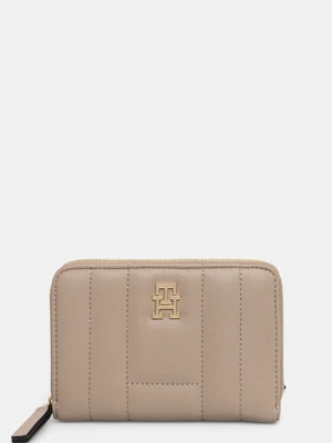 Tommy Hilfiger portfel damski kolor beżowy AW0AW17476