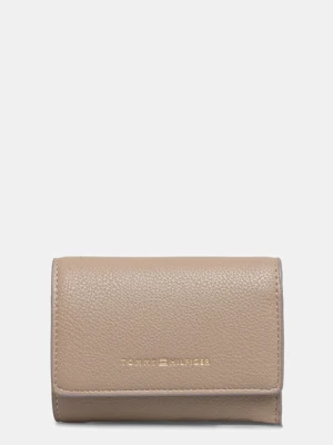 Tommy Hilfiger portfel damski kolor beżowy AW0AW17477