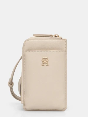 Tommy Hilfiger portfel damski kolor beżowy AW0AW17512