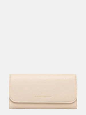 Tommy Hilfiger portfel damski kolor beżowy AW0AW17734