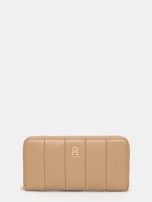 Tommy Hilfiger portfel damski kolor beżowy AW0AW17747
