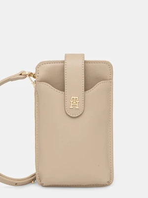 Tommy Hilfiger portfel damski kolor beżowy AW0AW17751