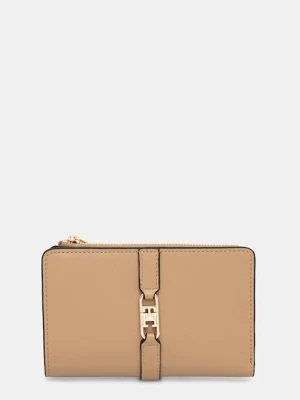 Tommy Hilfiger portfel damski kolor beżowy AW0AW17752