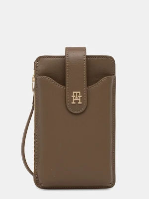 Tommy Hilfiger portfel damski kolor beżowy AW0AW18137