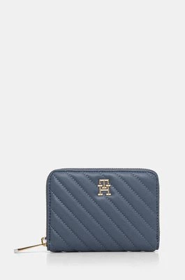 Tommy Hilfiger portfel damski kolor niebieski AW0AW17017