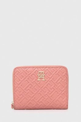 Tommy Hilfiger portfel damski kolor różowy AW0AW15755