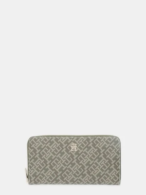 Tommy Hilfiger portfel damski kolor zielony AW0AW18021