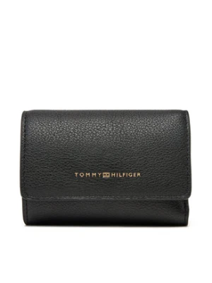 Tommy Hilfiger Portfel damski Logotape Trifold AW0AW17477 Czarny
