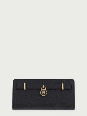 Tommy Hilfiger portfel damski skórzany czarny
