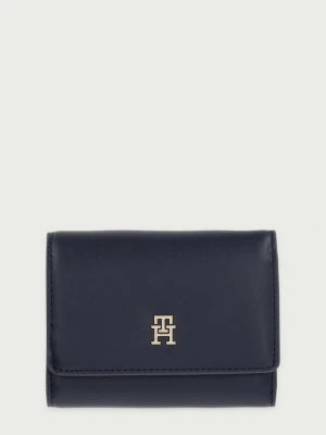 Tommy Hilfiger portfel damski z imitacji skóry granatowy