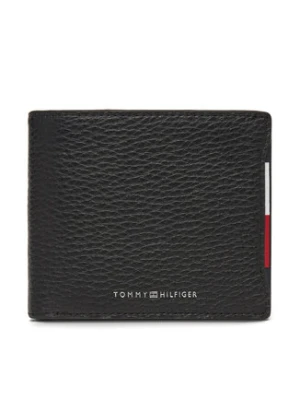 Tommy Hilfiger Portfel męski Central Cc Flap And Coin AM0AM13515 Czarny