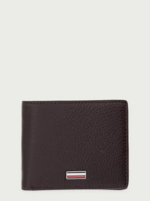 Tommy Hilfiger portfel męski skórzany brązowy