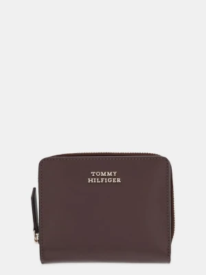 Tommy Hilfiger portfel skórzany damski kolor brązowy AW0AW17499