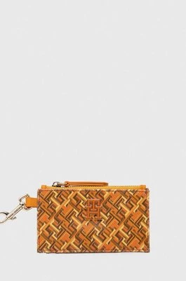 Tommy Hilfiger portfel skórzany damski kolor pomarańczowy AW0AW16166