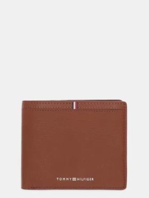 Tommy Hilfiger portfel skórzany męski kolor brązowy AM0AM13969