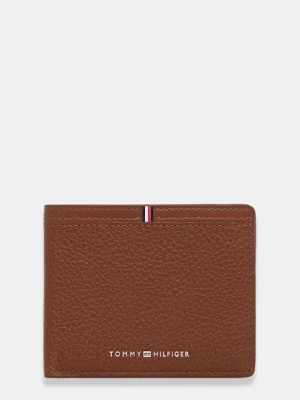 Tommy Hilfiger portfel skórzany męski kolor brązowy AM0AM13971