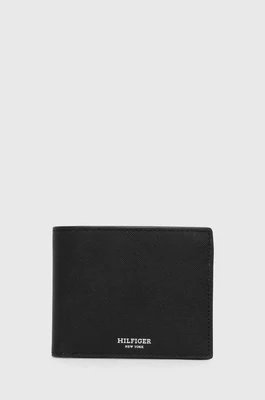 Tommy Hilfiger portfel skórzany męski kolor czarny AM0AM12196