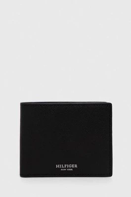 Tommy Hilfiger portfel skórzany męski kolor czarny AM0AM12194